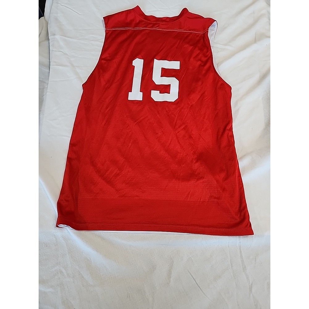 Alleson Athletic‎ NBA Houston Rockets Reversible Red/White #15 Jersey Men's M - Picture 3 of 5